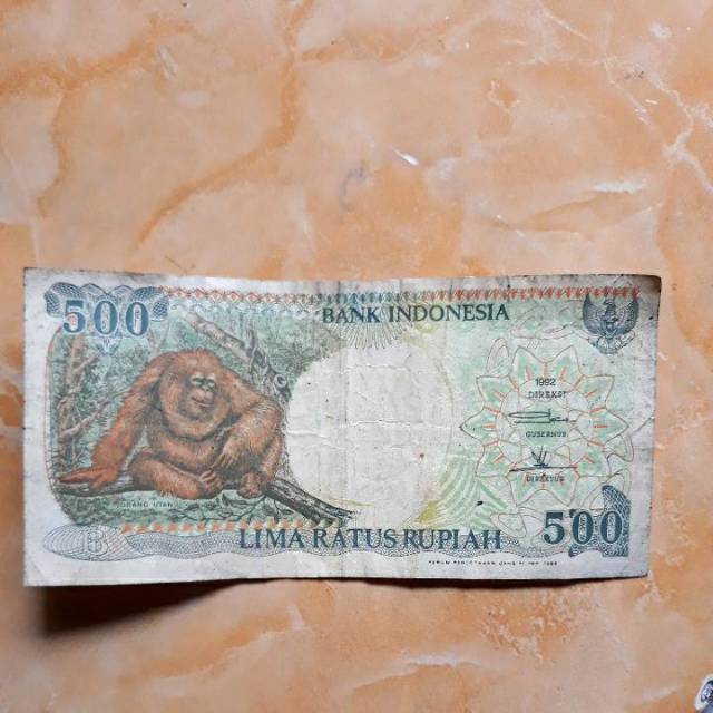 

Uang kertas Rp500 Orang utan