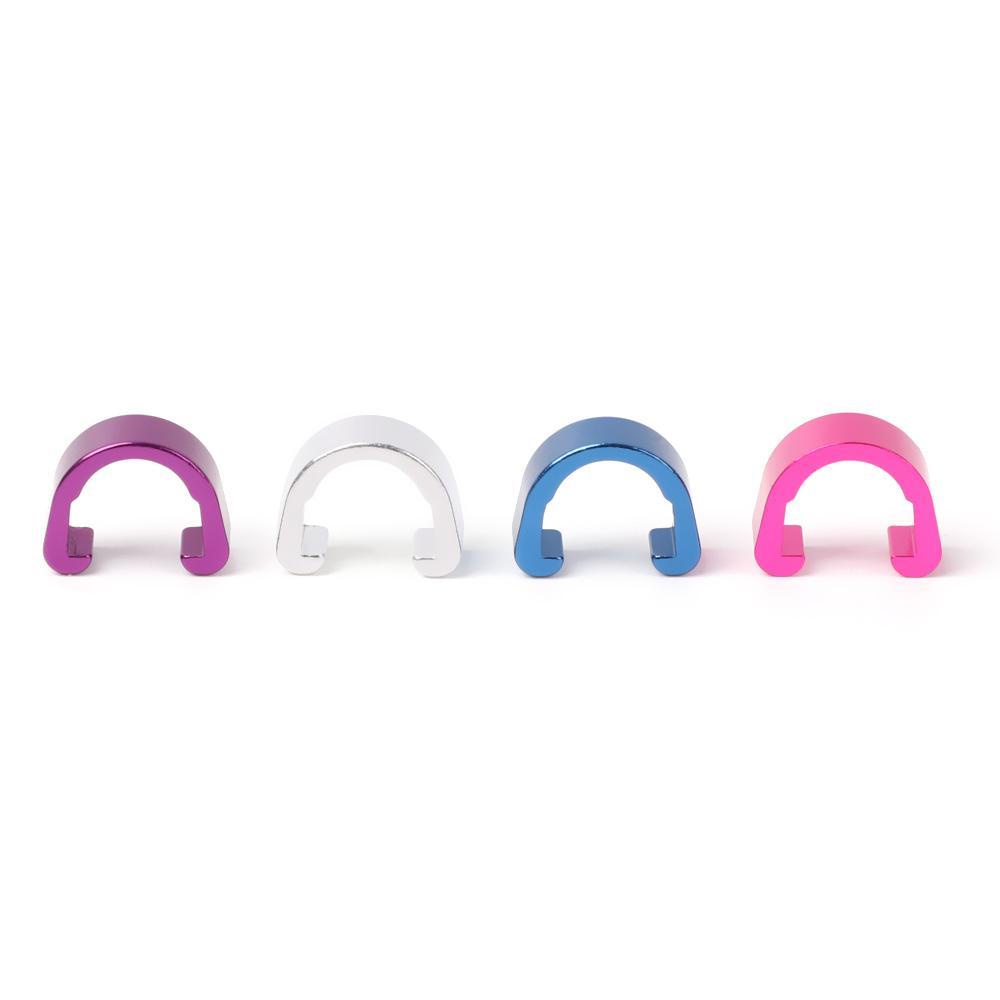 Nanas 5/10pcs Kabel Rem/Garis Gesper Aluminium Alloy Bicyle Housing Selang Outdoor MTB Sepeda C-buckle Jepit