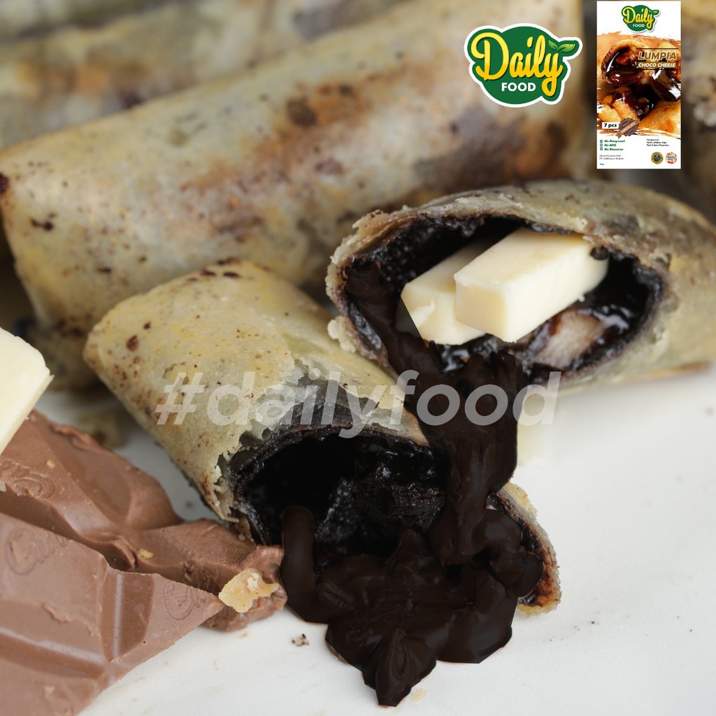 DAILY FOOD LUMPIA CHOCO CHEESE FROZEN TANPA PENGAWET DAN MSG