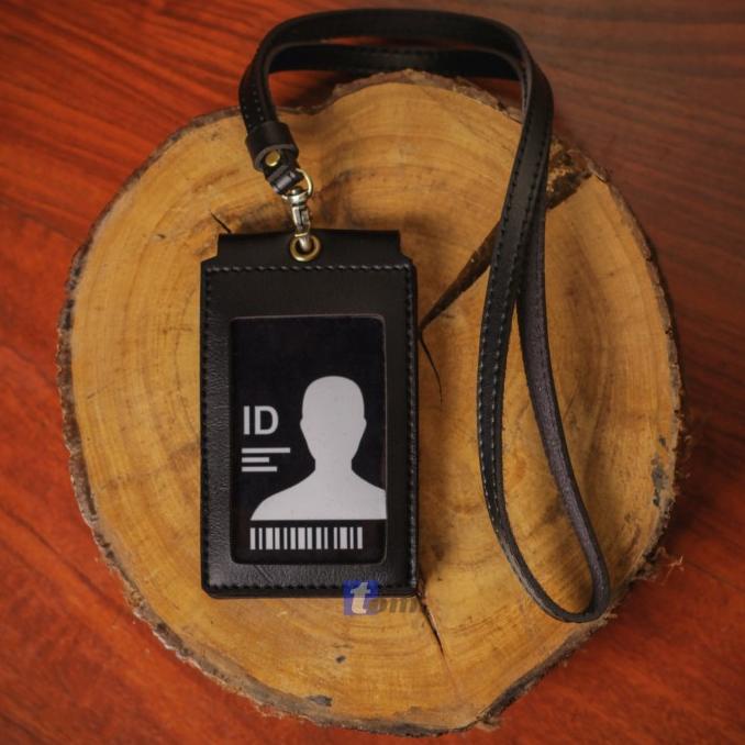 

BISA COD Lanyard Kulit Magnet Front ID Card Holder Magnet Name Tag Kulit Murah BIG SALE Kode 153