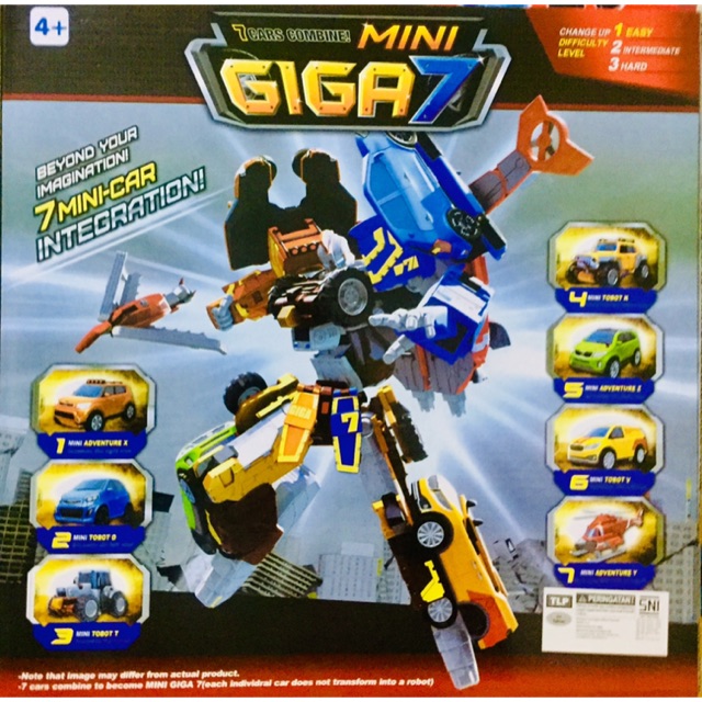 TOBOT Mini Giga 7 | Tobot Combine 7 in 1 | 7 Tobot jadi 1 Robot