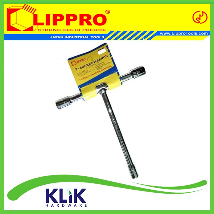 Lippro Kunci Shock Sock Sok T 3 Way Pilih ukuran 8 9 10 11 12 13 14 mm