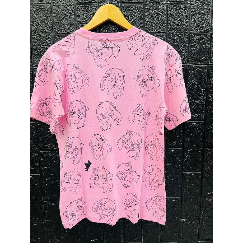 Tshirt Anya Telepath Expression Pink Anime Manga SPY x Family Premium Unisex