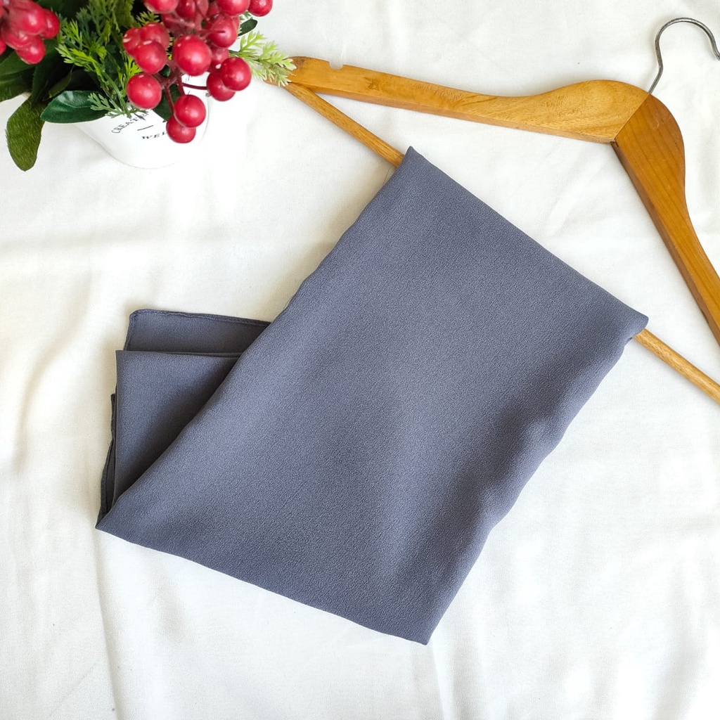 PASHMINA DIAMOND 175 x 75 SABYAN ( JAHIT TEPI ) PART 1-DARK GREY