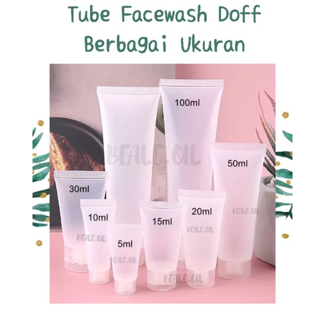 Tube Kosong Plastik Doff 5ml 10ml 15ml 20ml 30ml 50ml 100 Tutup Putar / Flip Botol Tempat Traveling refill botol tube kosong isi ulang travel share injar sampo sabun body lotion custom print warna