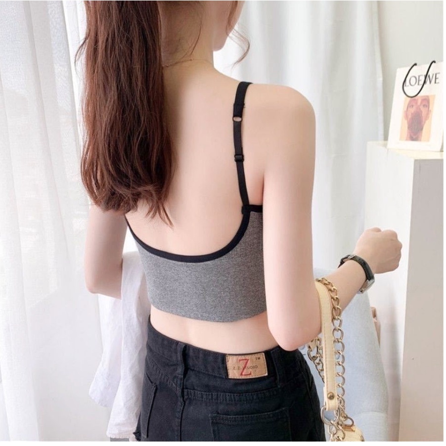 SPORT BRA GYM BRA FASHION OLAHRAGA PUSH UP WANITA TANPA KAWAT SEXY IMPORT