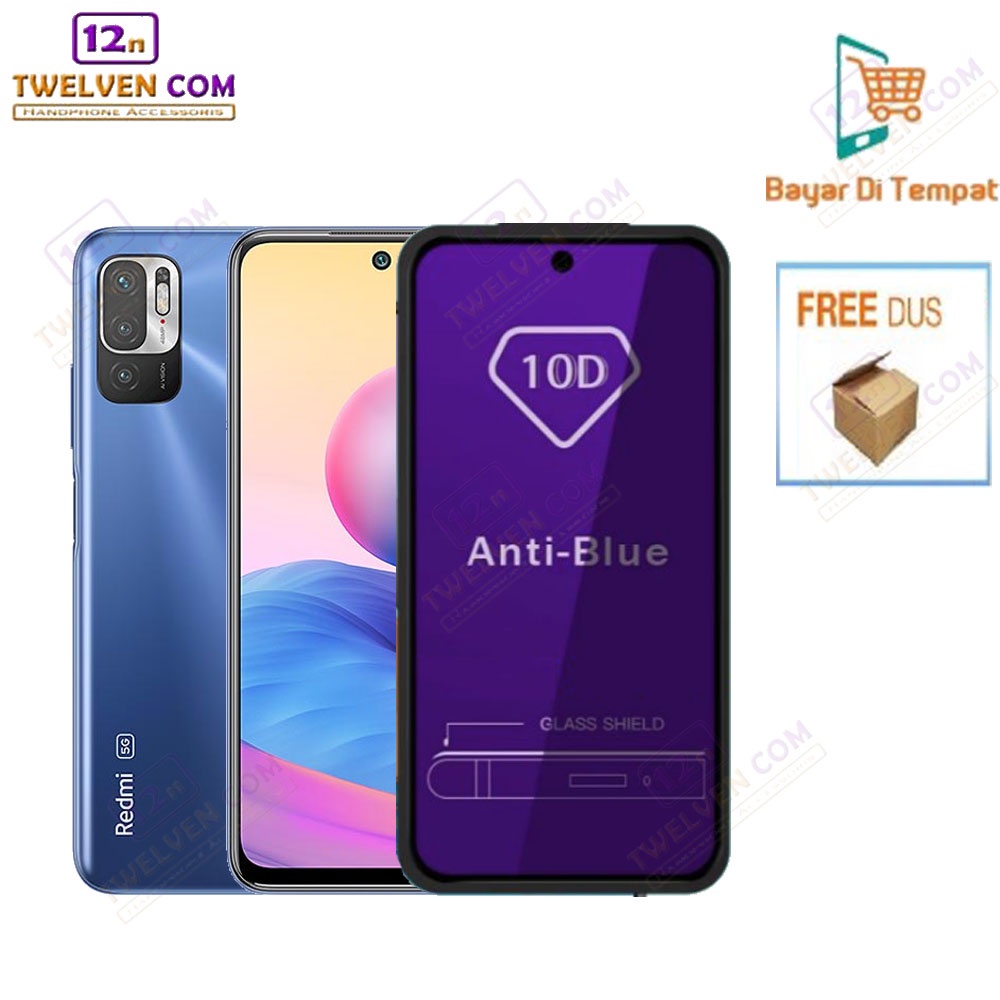 ANTI BLUE TEMPERED GLASS BLUE LIGHT ANTI GORES Xiaomi Redmi Note 10 5G