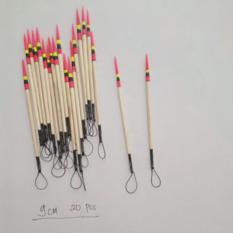 

pelampung/kumbul jarum ukuran 9cm ujung warna pink untuk mancing ikan mas terlaris termurah Salmanan