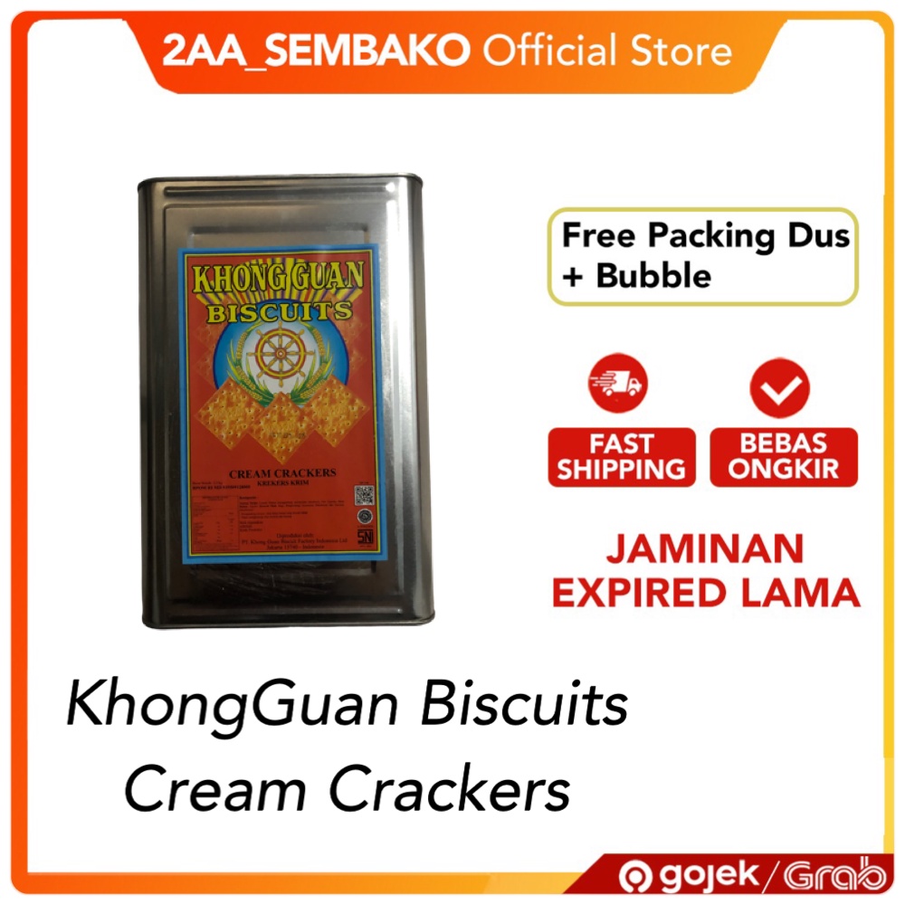 

Khong Guan Cream Cracker Gabin Kaleng Besar khongguan biskuit khonguan