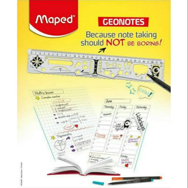 

Penggaris Maped Geonotes 30cm