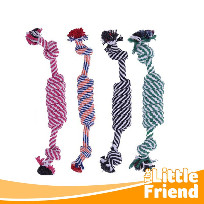 Mainan Gigitan Anjing TALI TAMBANG LILIT PANJANG Cotton Rope Dog Toy