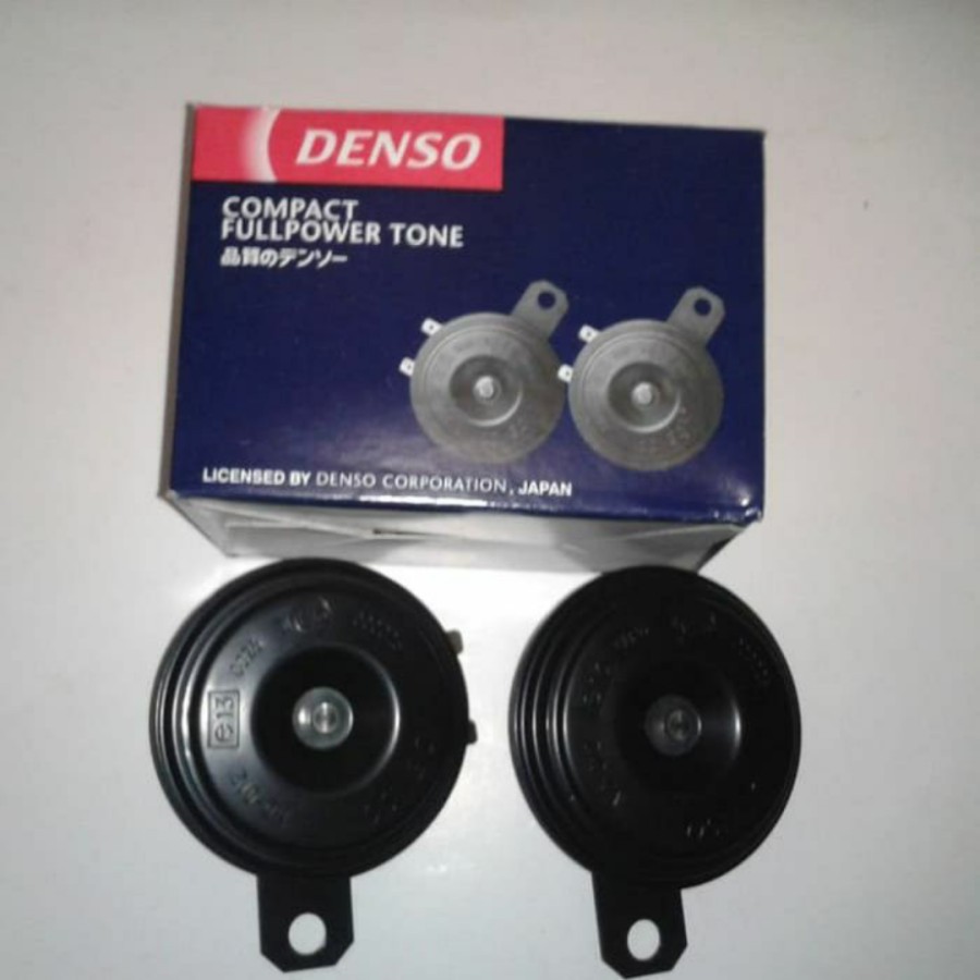 Klakson DENSO DISC Standar Motor Mobil Klakson Denso Disc 12v Isi 2 Universal