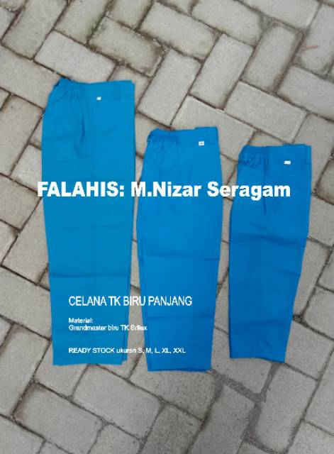 Celana Panjang TK Biru