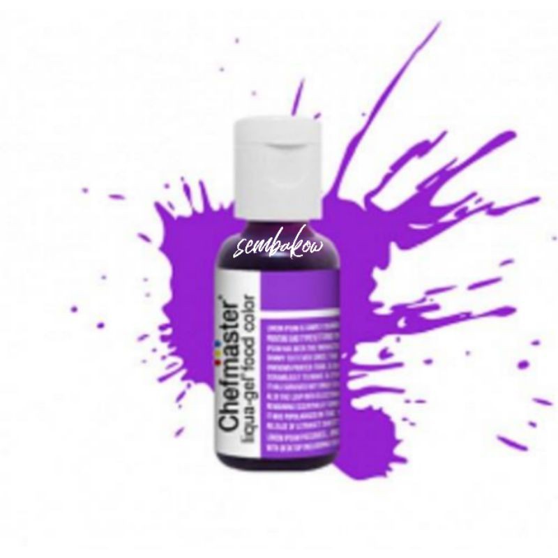 

Chefmaster Violet Food Coloring 20gr Pewarna Makanan