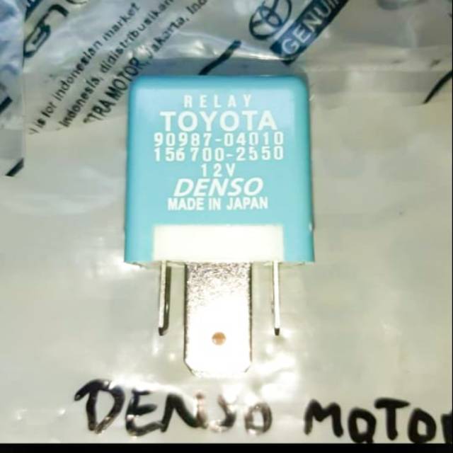 RELAY PUSAT KAKI 5 TOYOTA AVANZA MERK DENSO