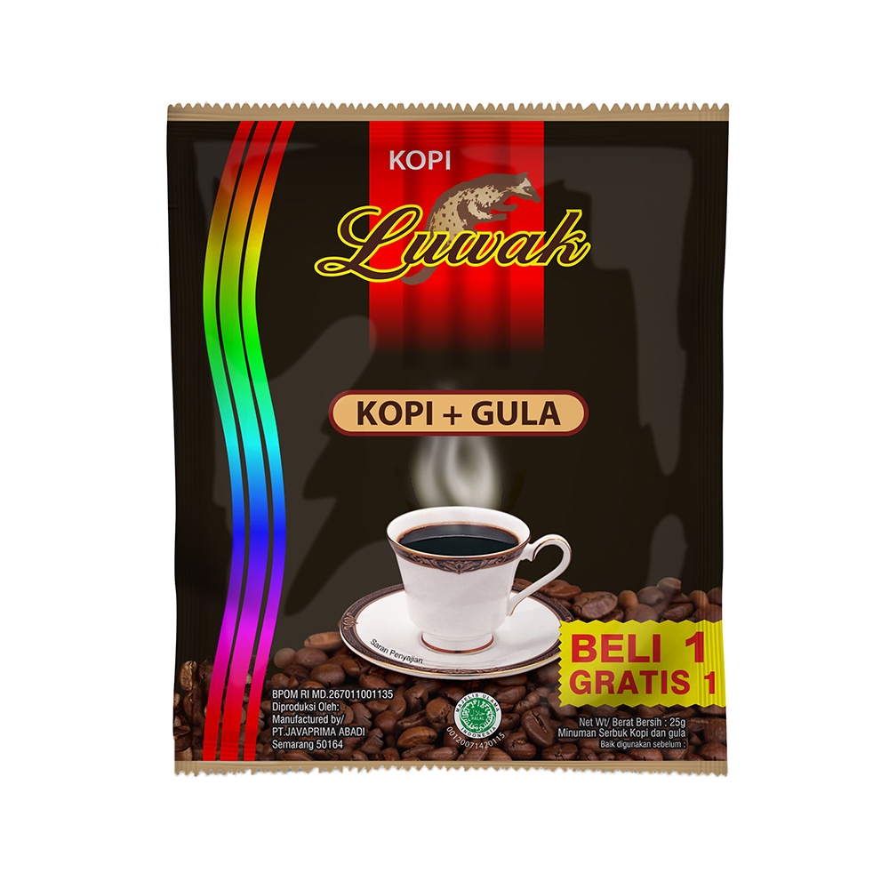 

Kopi Luwak Gula Renceng 25gr beli 1 gratis 1 isi 20 Sachet