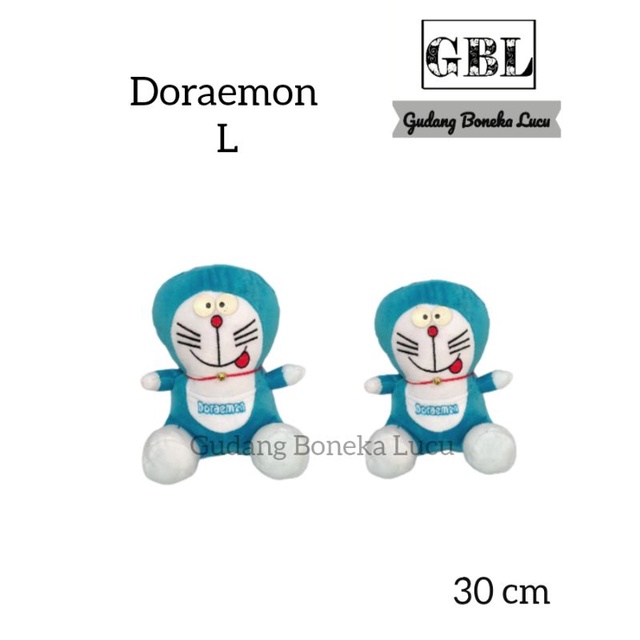 Boneka doraemon l / doraemon sedang / boneka doremon 30cm / boneka doraemon murah