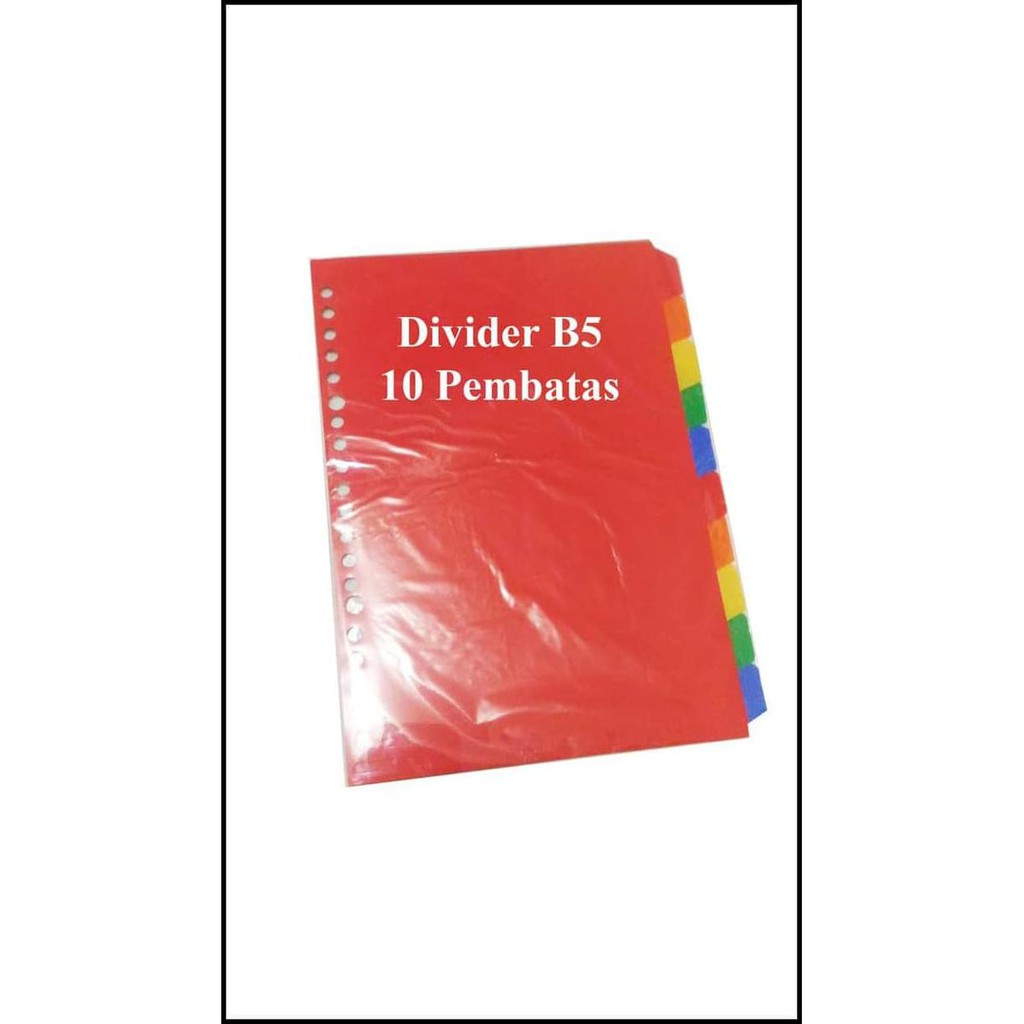 

BEST SELLER Pembatas Kertas B5 / Divider B5 TERJAMIN