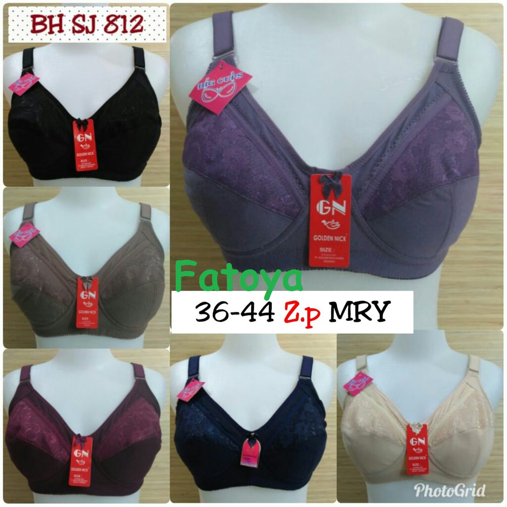 GOLDEN NICK Bra Mama Big Cup Besar Tanpa Busa Tanpa Kawat #1
