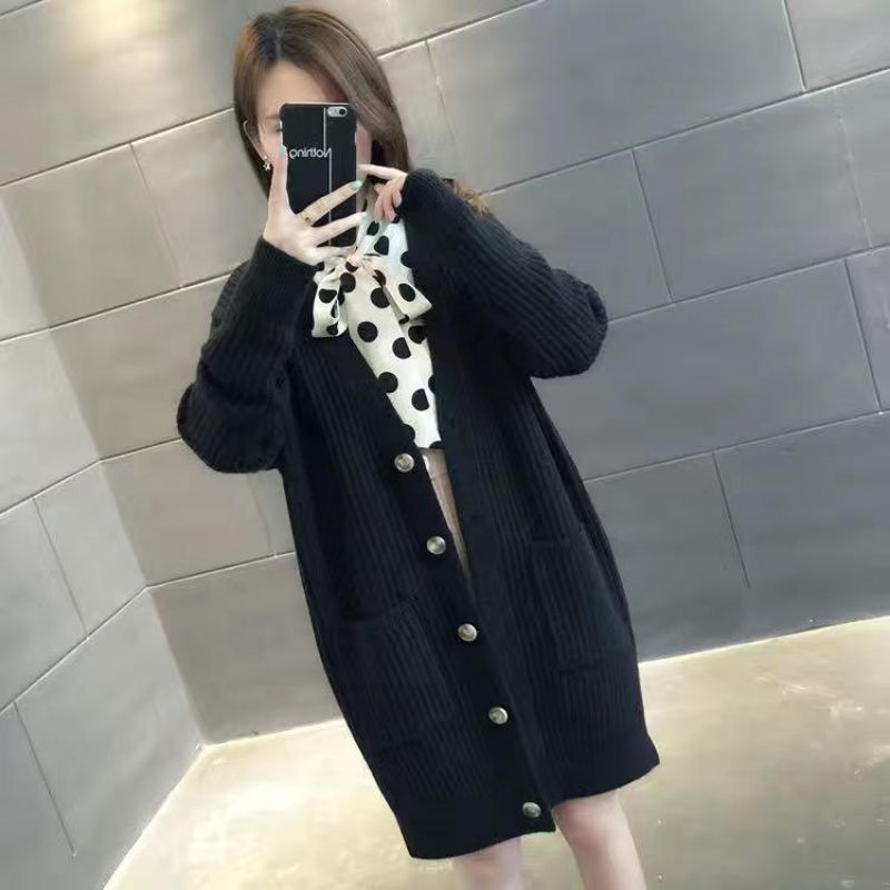 WOMAN AUTUMN SPRING WINTER KNIT BASIC CARDIGAN IMPORT JAKET WANITA KARDIGAN RAJUT