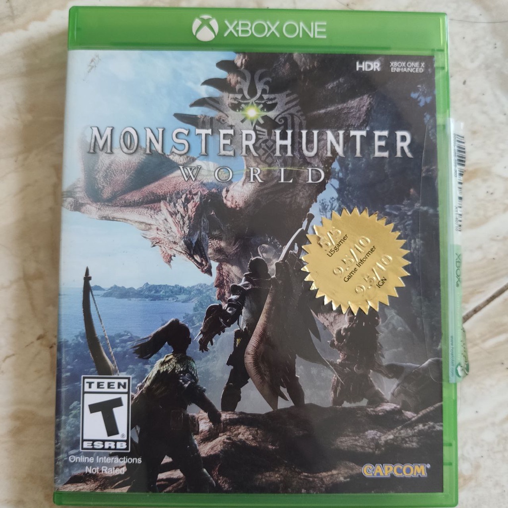 DB XBOX ONE MONSTER HUNTER WORLD ORIGINAL BEKAS