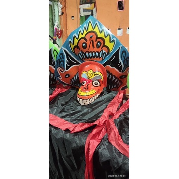 barongan spon anak kemul panjang murah / barongan / reog / pecut bopo / pecut / devil / ganongan / bujang ganong