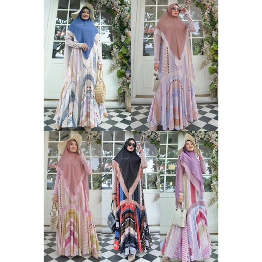 ALARA SYARI EL.DEENA BY KANAYA_Gamis Syar'i Eldeena Kekinian Terlaris Termurah Bestseller