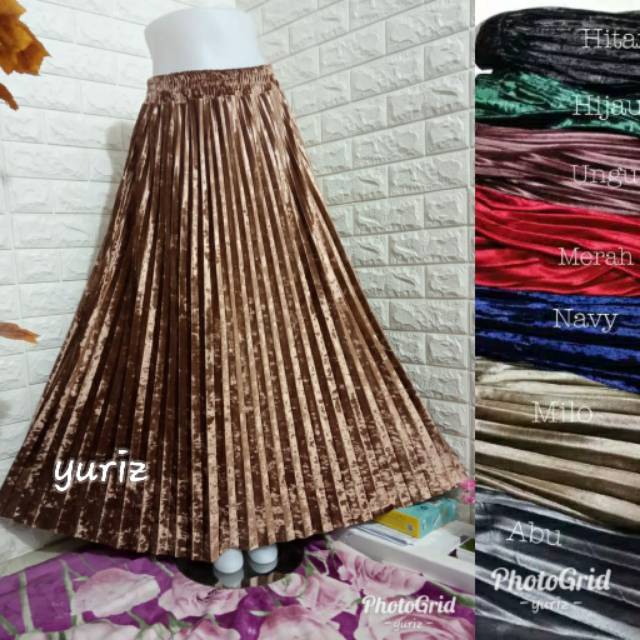 ROK PLISKET VELVET BLUDRU IMPORT/ROK PLISKET BLUDRU IMPORT