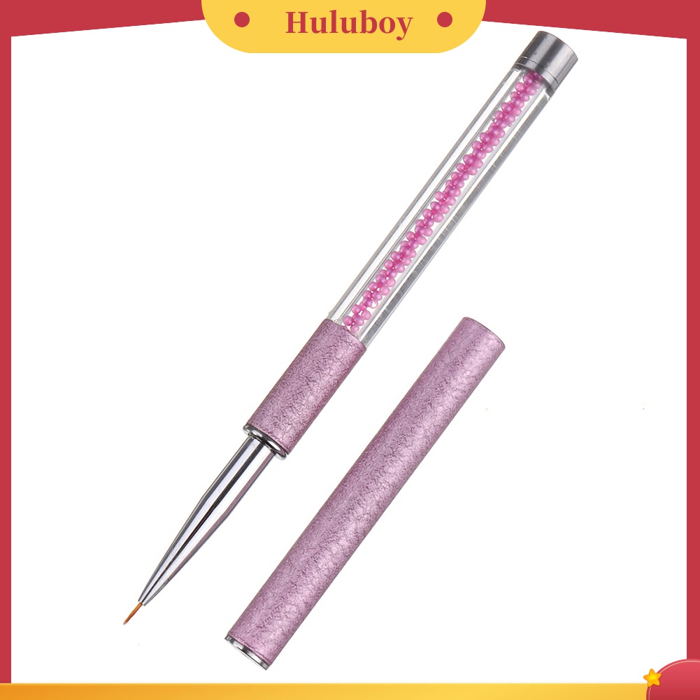 Huluboy Huluboy♡ Pen Brush Lukis Garis Kutek Gel UV Tahan Lama Untuk Nail Art Manicure