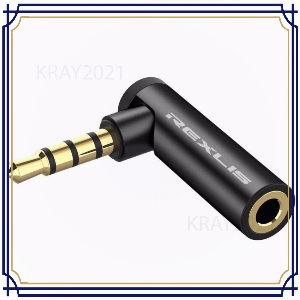 Audio Adapter 3.5mm Male to Female 90 Degree - EP153