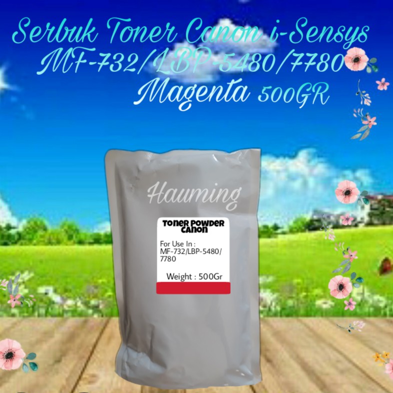 Serbuk Toner Canon MF-732 MF732 LBP-5480 7780 5480c 7780cdn 7780cx LBP5480 LBP7780 Magenta 500gr