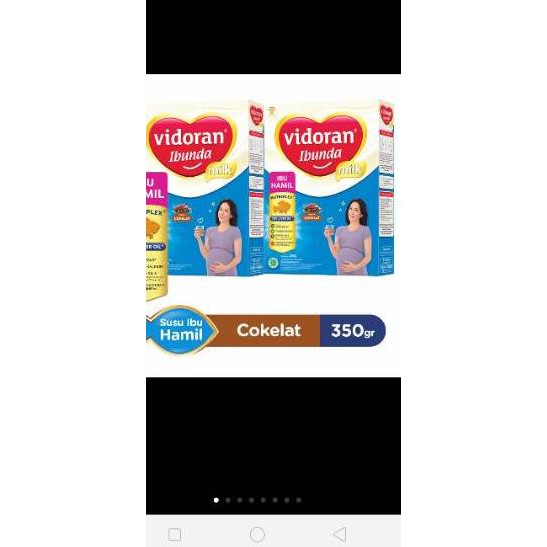IM3 Grosir Vidoran Ibunda Susu Ibu Hamil 350gr Rasa Vanila dan Coklat Terlaris