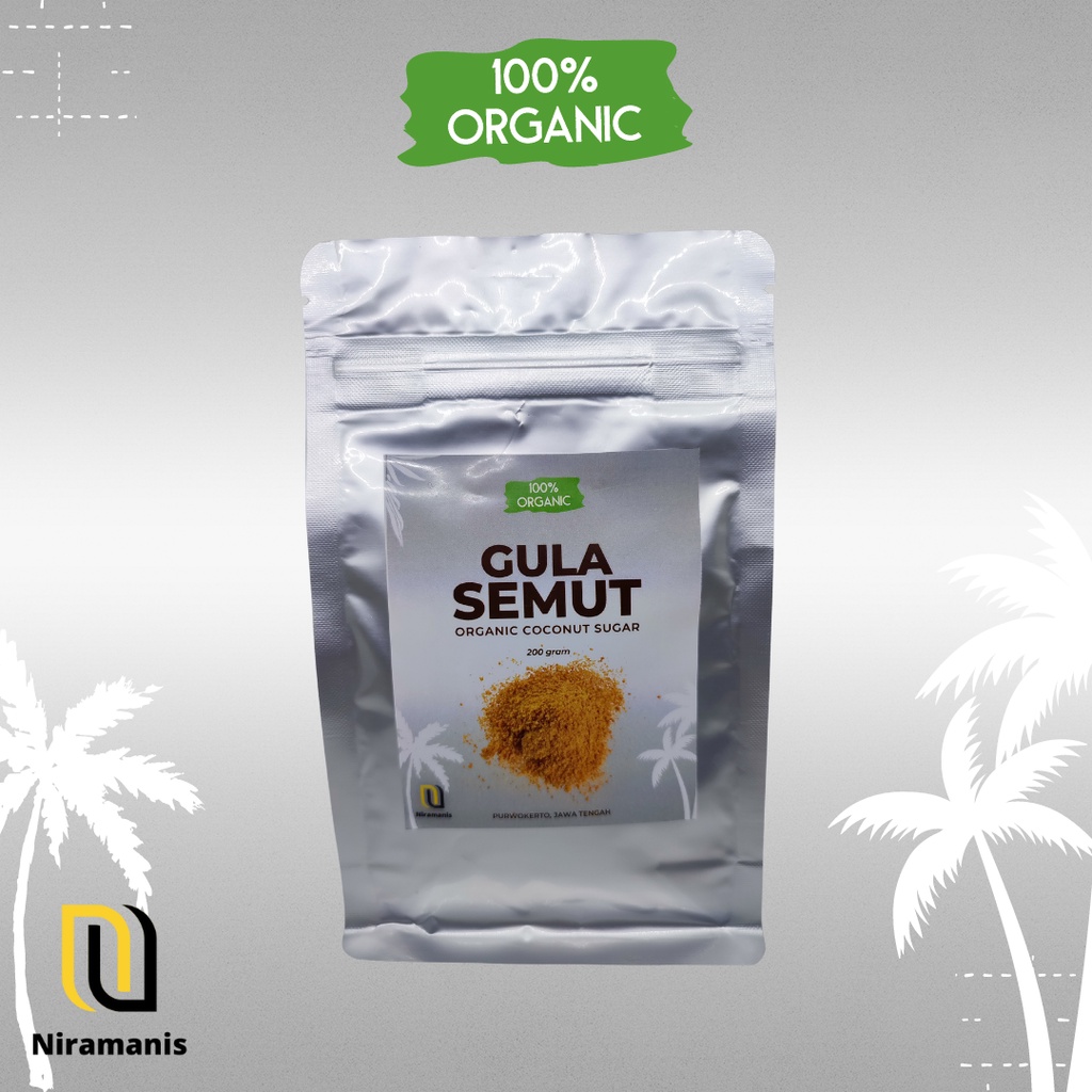 

Gula Semut | Organic Coconut Sugar Niramanis 200 gram