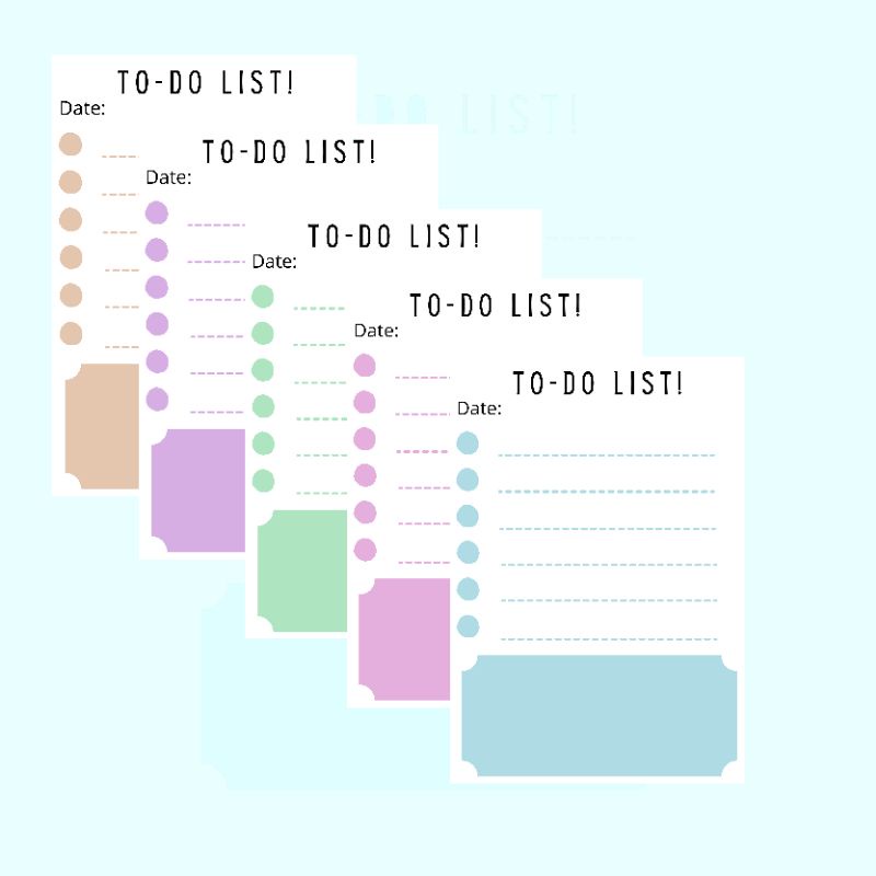

Memopad Aesthetic / Memopad 20 Lembar / To Do List