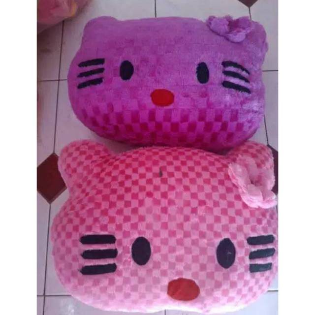 Bantal bulu kepala karakter size:XL