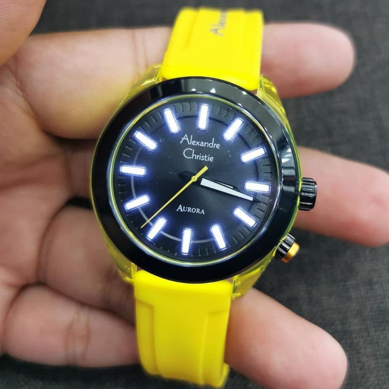 AC 2928 yellow Jam Tangan wanita Alexandre christie