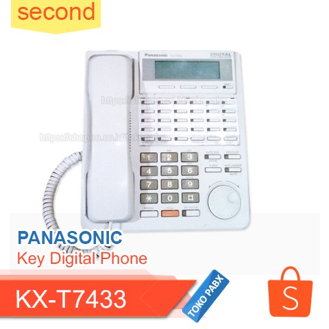 KX-T7433 Telepon Key Digital Panasonic Second (bekas)