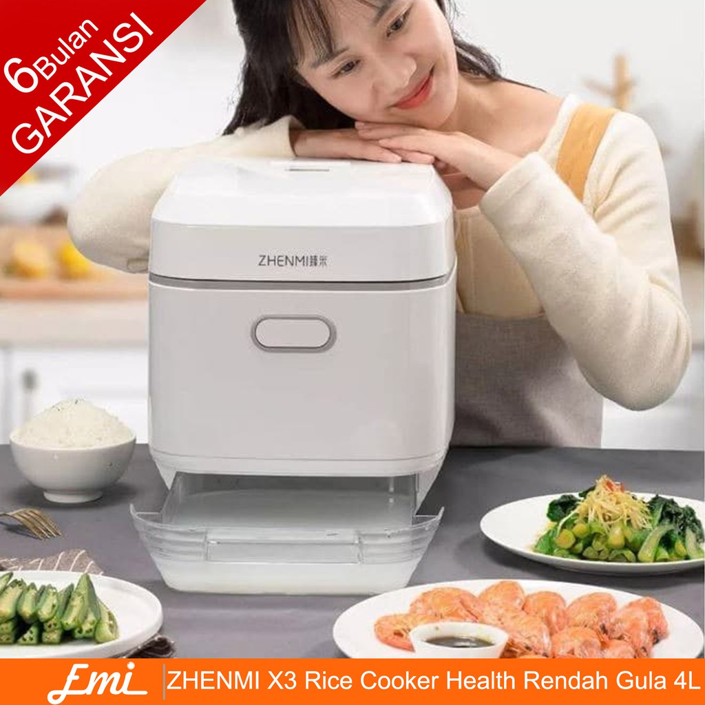 ZHENMI X3 Rice Cooker Health Penanak Nasi Rendah Gula 4L