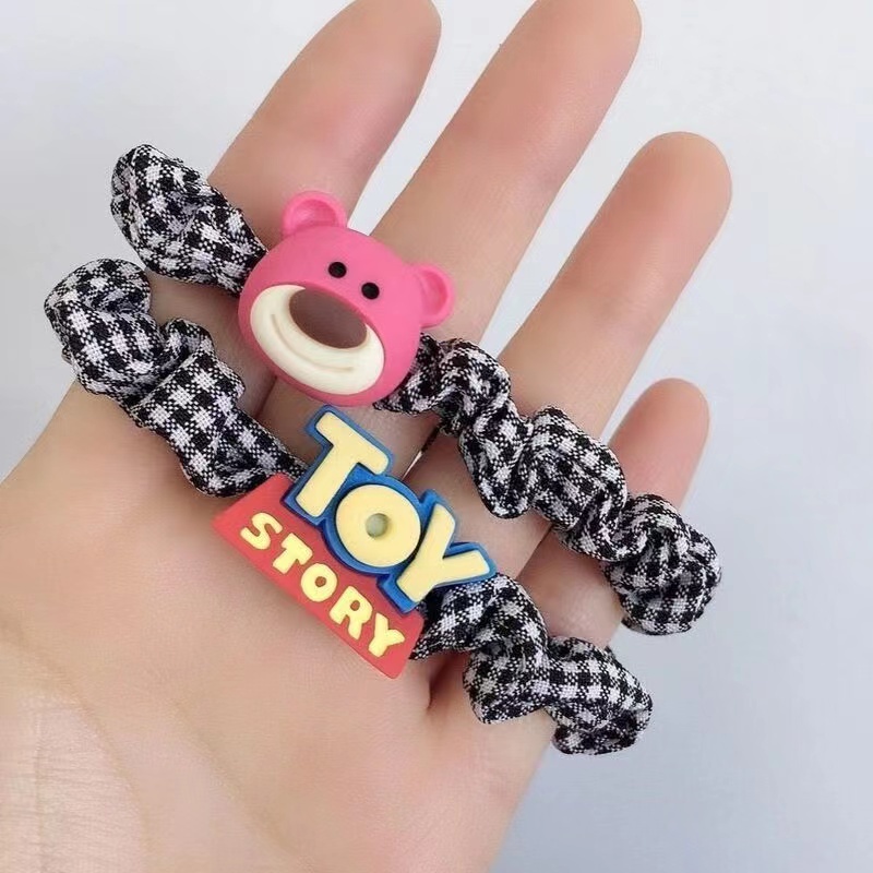 [ 1 PCS ] Srunchie Korea Wanita Lucu Toy Story Trendy Style Aksesoris Rambut Wanita