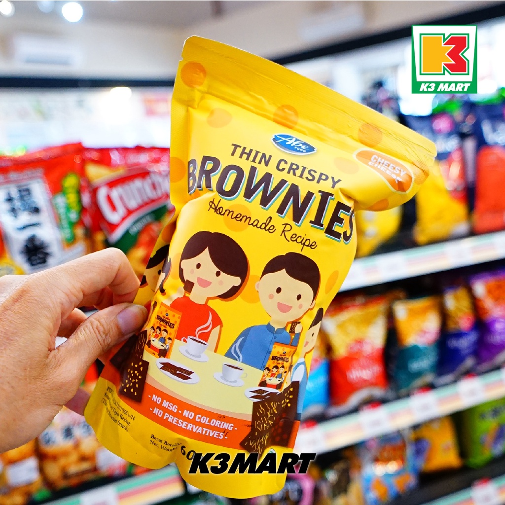 

Abe Food Thin Crispy Brownie Cheesy Cheese 24x60gr