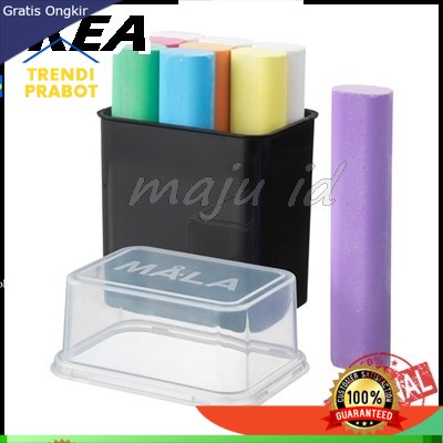 

9pcs Kapur tulis, belajar gambar menulis, warna campuran ekea mal