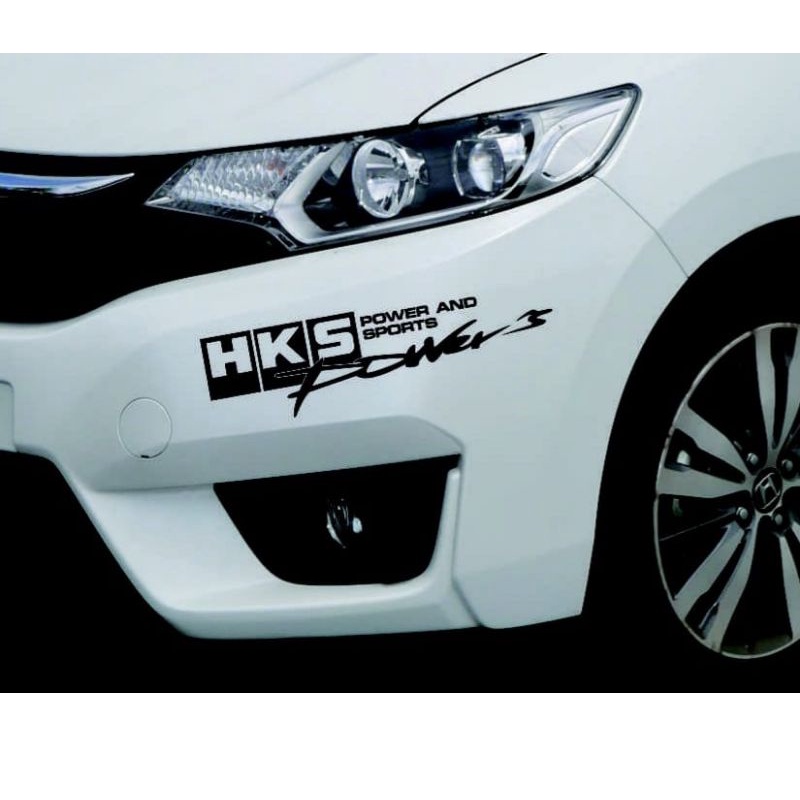 STICKER HKS POWER STICKEE MOTOR MOBIL CUTTING