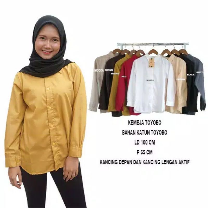 KEMEJA TOYOBO WANITA / KEMEJA TOYOBO WANITA MURAH / A39
