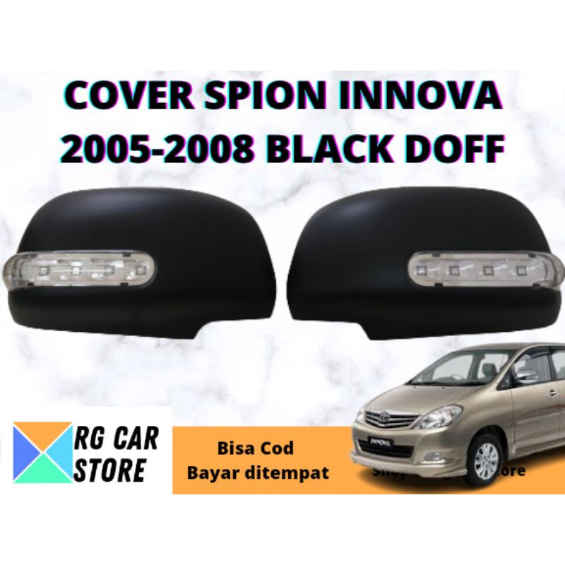 COVER SPION TOYOTA INNOVA 2005-2011 CARBON,BLACK DOFF, CHROME WITH LAMP