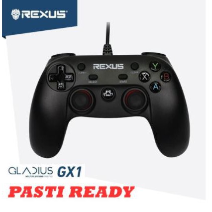 Gamepad single rexus wired usb 2.0 turbo for android Ps3 Pc Gladius gx1 - Joystick controller gx-1