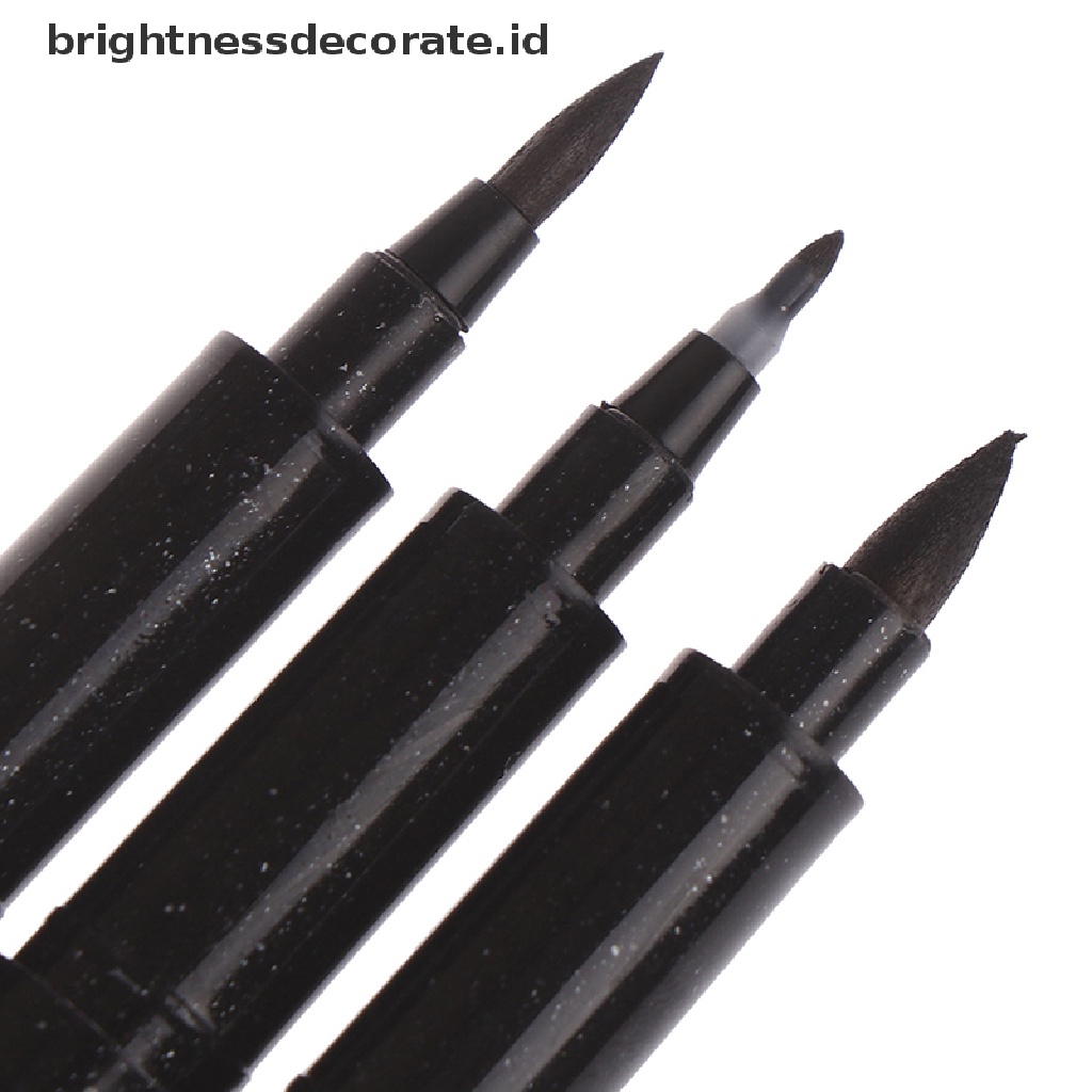 3pcs / set Pen Kaligrafi Bahan Fiber Halus Ukuran Medium / Besar