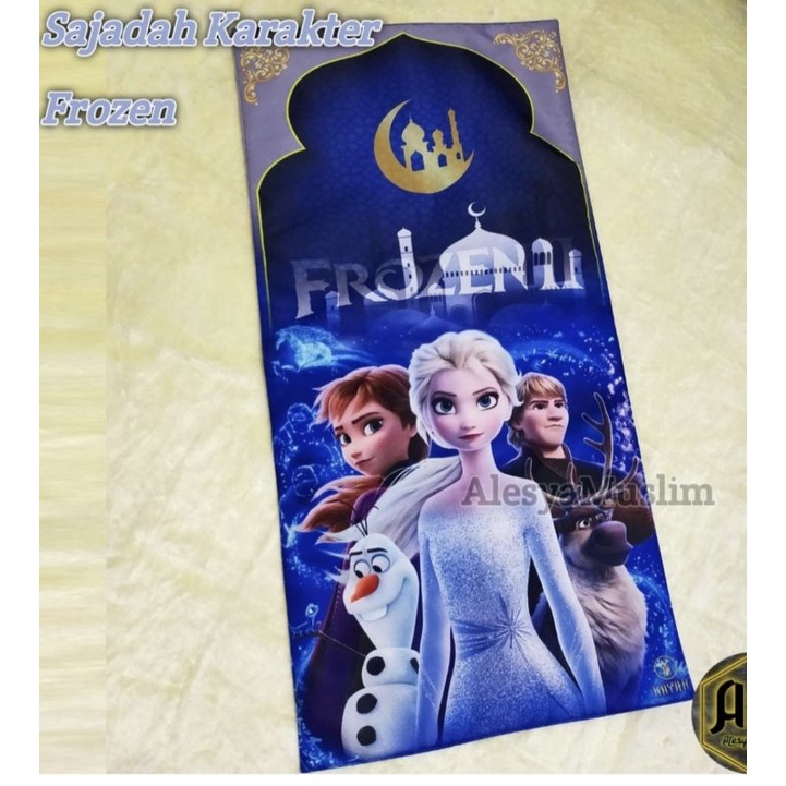 Sajadah Anak  Cewek Karakter Frozen Terbaru 01