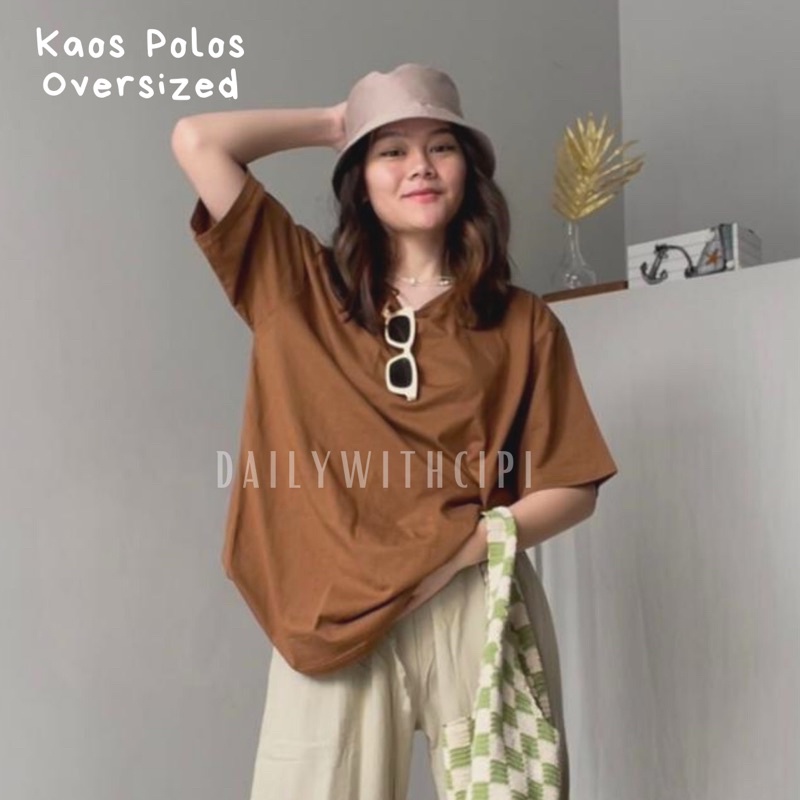 Kaos Polos Oversized / Oversized T-shirt