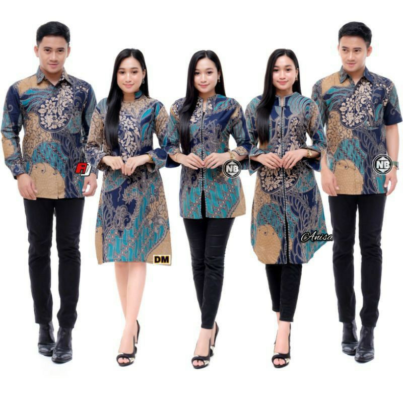 Maura Couple - Sania Ruffle Batik Couple ori Ndoro jowi DNT Garansi Termurah Shopee - Couple Aulia