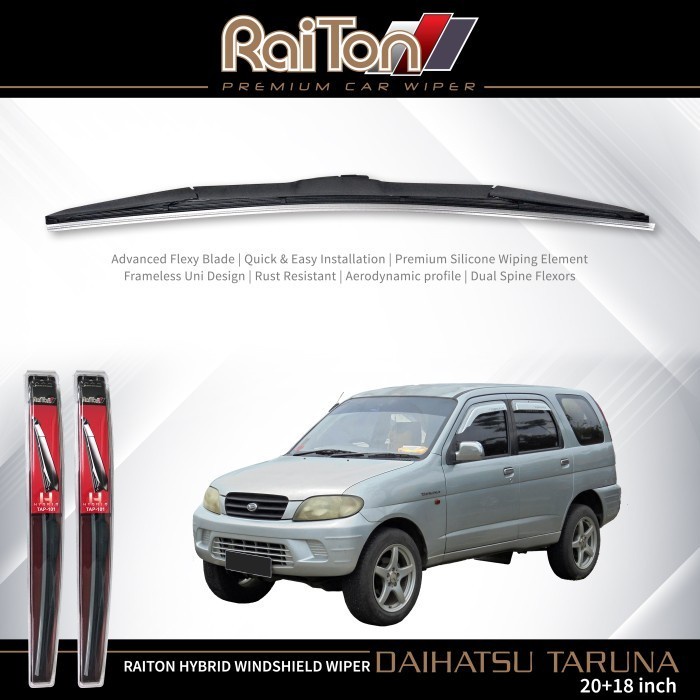 Wiper Kaca Depan  Raiton Hybrid  Mobil Daihatsu Taruna